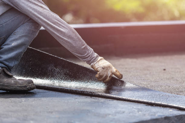 Professional Crawl Space Encapsulation technician working in Abingdon, IL